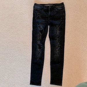 American Eagle Ripped Jeans (black)